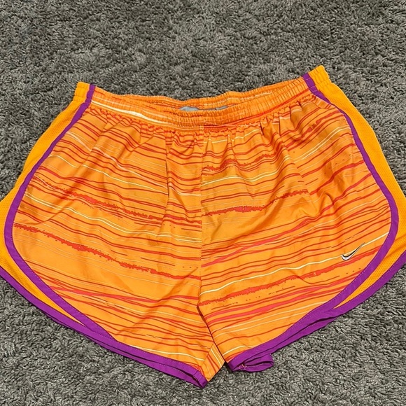 Nike Pants - Nike Women's Orange Athletic Shorts